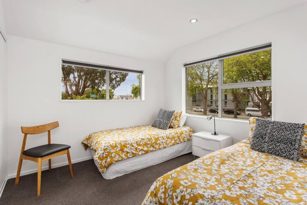 Convenient Urban Townhouse 2 Carparks Available Apartment Christchurch Exterior foto