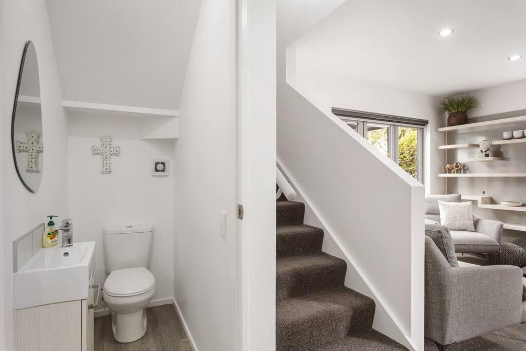 Convenient Urban Townhouse 2 Carparks Available Apartment Christchurch Exterior foto